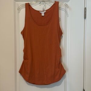Athleta Orange Tank Top Womens SZ M Workout Gym Running